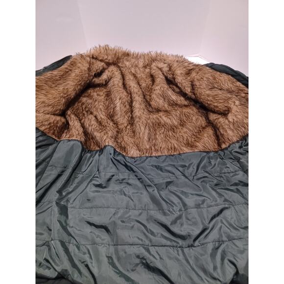 Dark Army green quilted Women’s Jacket Women's puffer coat Size Large - Picture 6 of 8